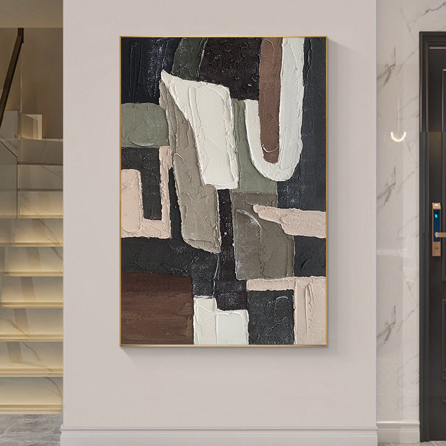 MINIMALIST PAINTING,MIRACULOUS,HAND-PAINTED CANVAS