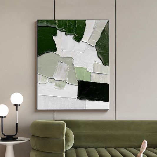 MINIMALIST PAINTING,NEW ROUND,HAND-PAINTED CANVAS
