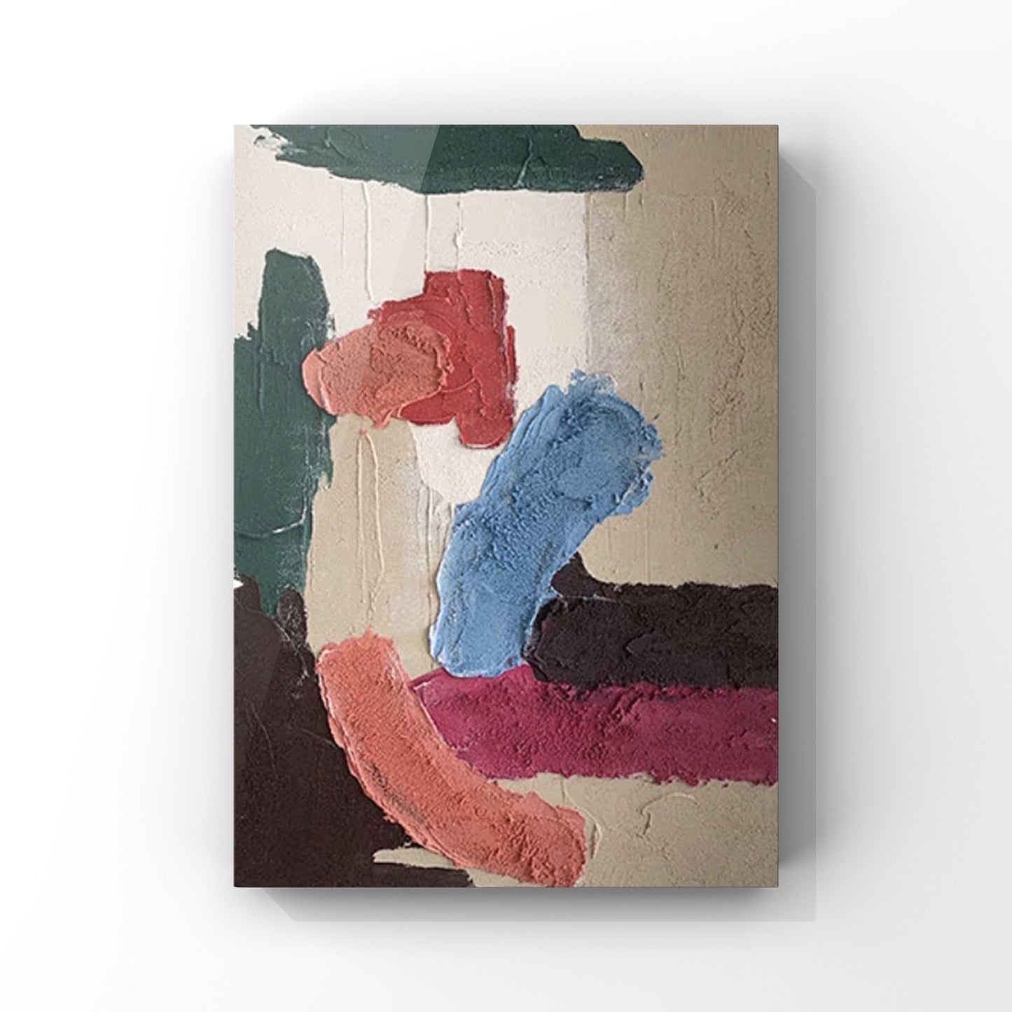 MINIMALIST PAINTING,JOY,HAND-PAINTED CANVAS