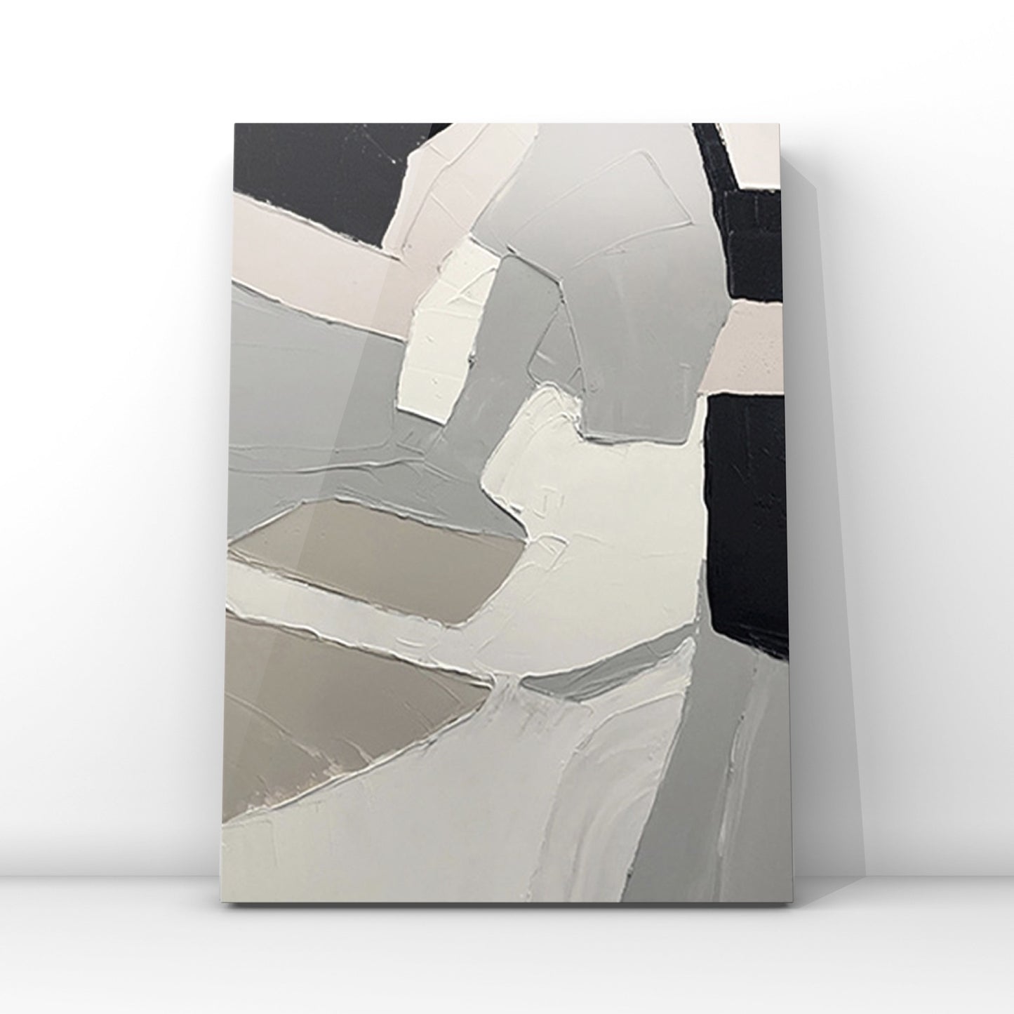 MINIMALIST PAINTING,WHOOP,HAND-PAINTED CANVAS