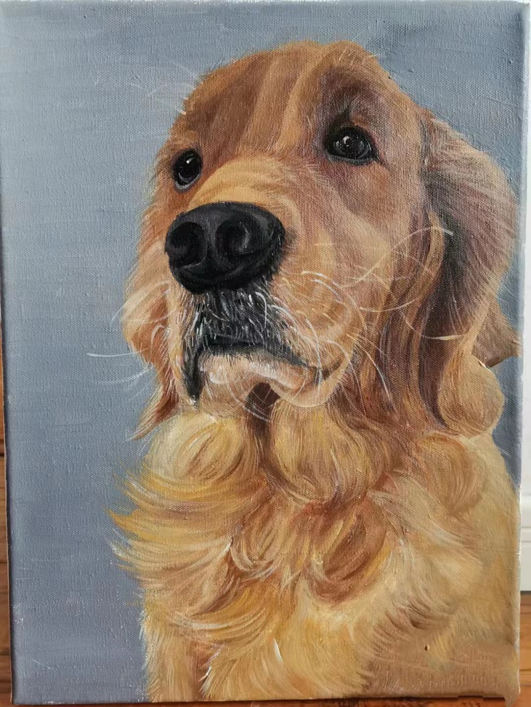 CUSTOM OIL PAINT PET PAINTING, IMPRESSIONISM PET PAINTING,PET PORTRAITS