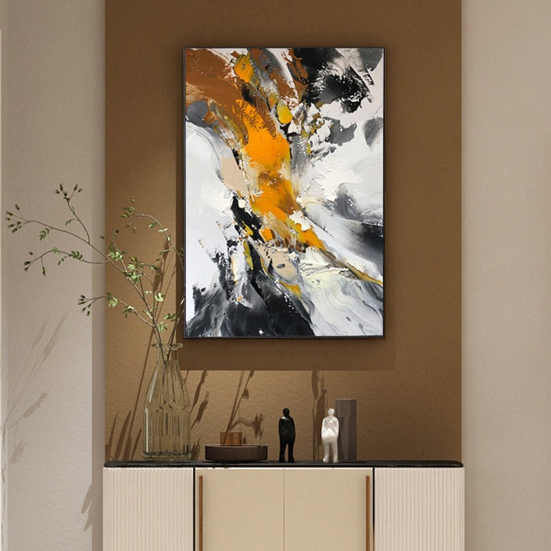 Mountain Top, Abstract Painting Australia, Hand-painted Canvas artificial marble | artificial roses | artificial sunflowers | artify markers | artist abstract art |