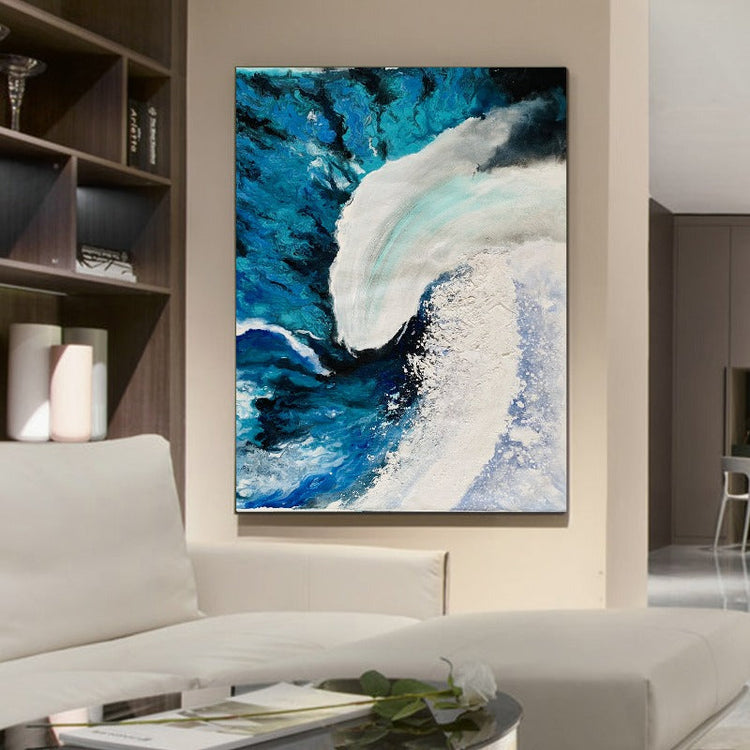 Ocean Wave, Landscape Painting Australia, Hand-painted Canvas,best new art,best new contemporary artists,best new painters 2020,best of van gogh