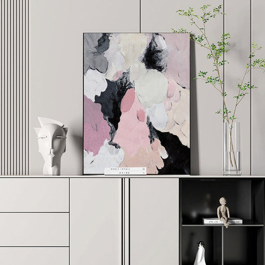 Pink Destination, Abstract Painting Australia, Hand-painted Canvas,artwork of post impressionism,artwork online uk,artwork paintings,artwork pencil sketches