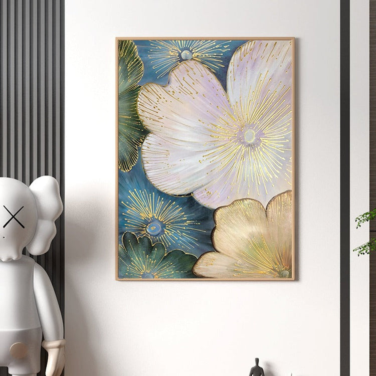 Golden Line Flower, Floral Painting Australia, Hand-painted Canvas,charcoal sketch images,charcoal sketch portrait,charcoal sketch price,charcoal sketches for sale,charcoal techniques art,cheap art galleries near me,cheap art singapore,cheap art uk,cheap artwork uk,cheap famous paintings