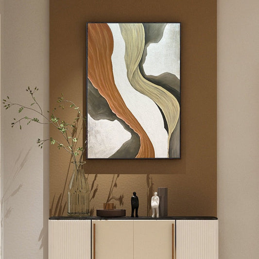 Tan and Grey Wave, Minimalist Painting Australia, Hand-painted Canvas,art on a wall,art on consignment near me,art on sale,art online australia,art online exhibition,art online sites,art online uk