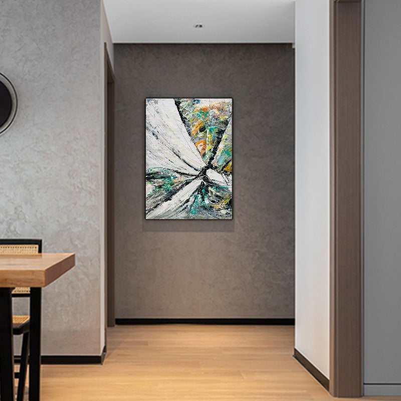 Shineing, Impasto-abstract Painting Australia, Hand-painted Canvas