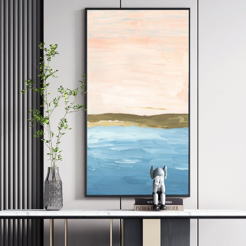 Draw-line, Landscape Painting Australia, Hand-painted Canvas,authentic painting,authentic paintings for sale,authenticating artwork,authentication art,avangart art,avant garde 20th century,avant garde abstract art