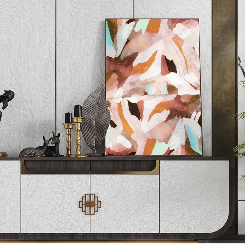 ABSTRACT PAINTING, COLORFUL FLOWER, HAND-PAINTED CANVAS,artworks of surrealism,artzolo pichwai,ash abstracts 2022,asia contemporary art show,asia pacific triennialts