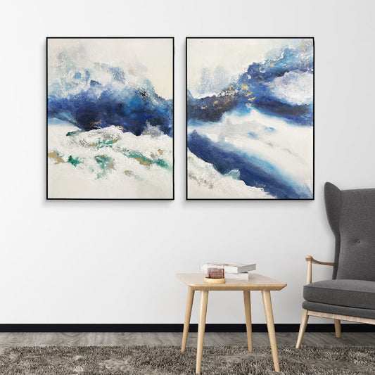 Set of 2 Large Original Oil Painting Australia, Modern Wall Decor,artist featured by saatchi art in a collection,artist for drawing,artist gauguin,artist gauguin drawings,artist hepworth