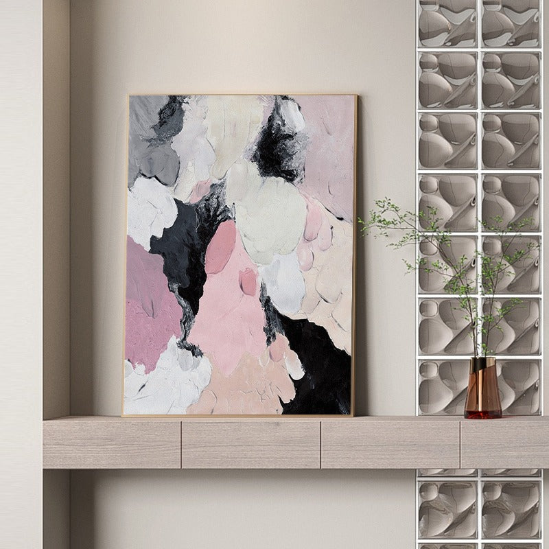 Pink Destination, Abstract Painting Australia, Hand-painted Canvas,artwork of post impressionism,artwork online uk,artwork paintings,artwork pencil sketches