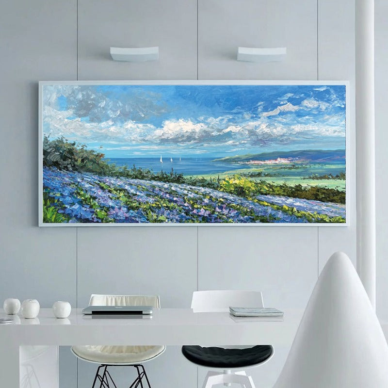 Lavender Land, Landscape Painting Australia, Hand-painted Canvas,best online art selling sites,best online art websites,best online canvas art,best online galleries,best online galleries for emerging artists,best online galleries to sell art,best online places to sell art