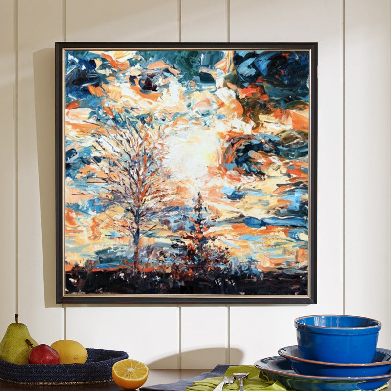 Explosion, Landscape Painting Australia, Hand-painted Canvas