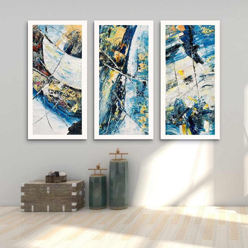 Set of 3 Large Original Oil Painting Australia, Modern Home Decor,art wall art,art water color,art watercolors,art websites to sell art,,art websites to sell your art,art websites uk,art week singapore
