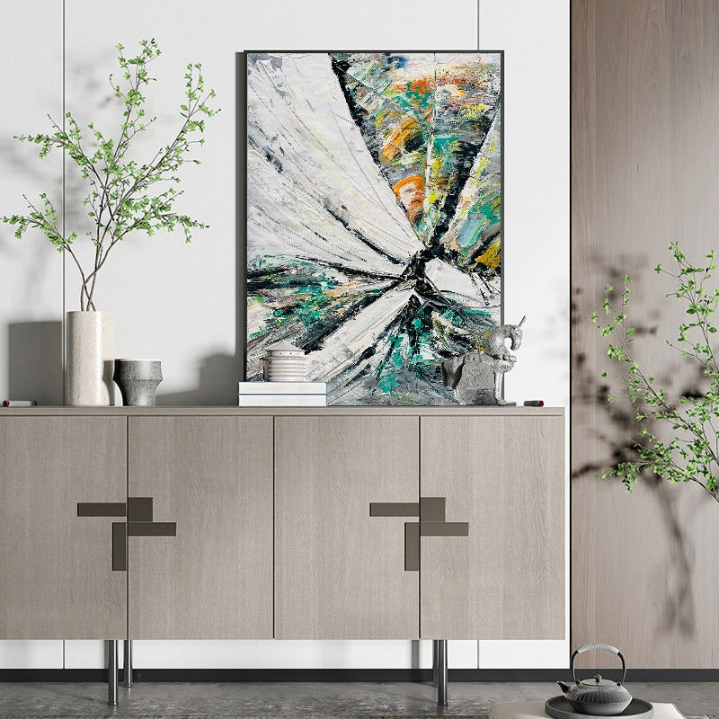 Shineing, Impasto-abstract Painting Australia, Hand-painted Canvas