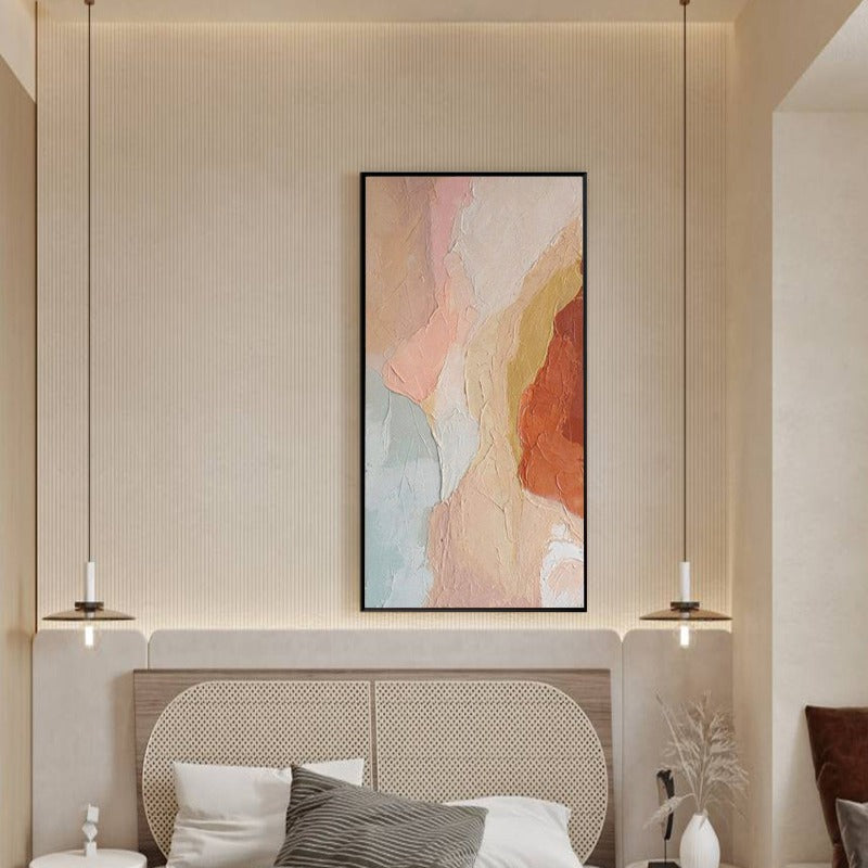 Warm Color Cloud, Minimalist Painting Australia, Hand-painted Canvas,artwork by edvard munch,artwork colorful,artwork for sale,,artwork for sale by artist,artwork for sale uk