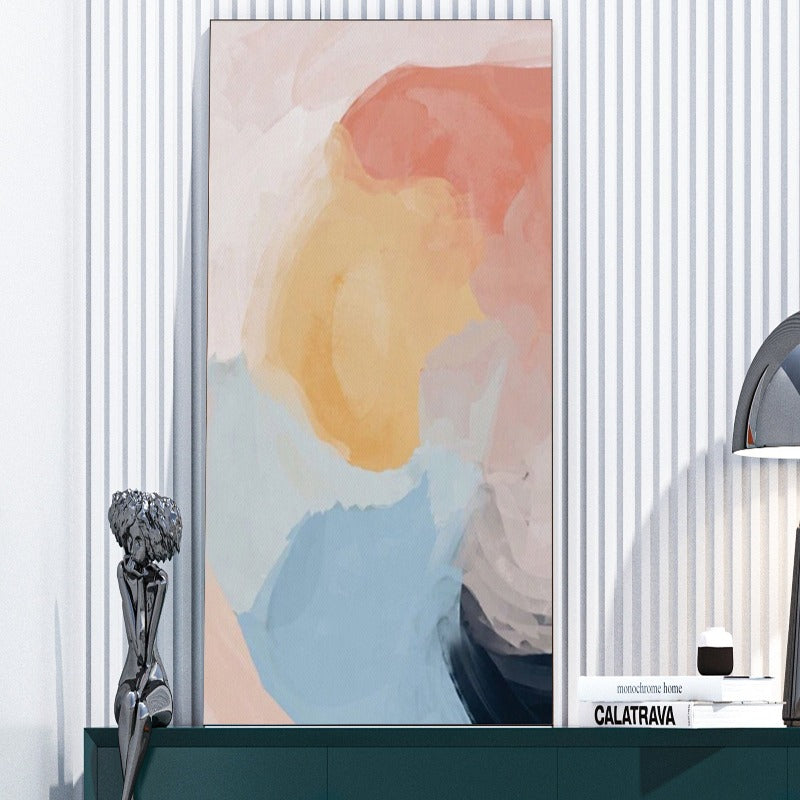Warm Colors Light, Minimalist Painting Australia, Hand-painted Canvas,asia pacific triennial of contemporary art,asian abstract artists,,asian american artists prints,asian art online