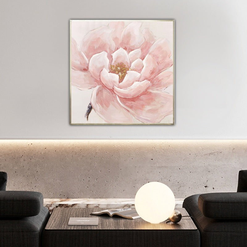 Pink Rose, Floral Painting Australia, Hand-painted Canvas,artwork glasgow,artwork impressionism,artwork in contemporary art,artwork in gallery,,artwork in impressionism