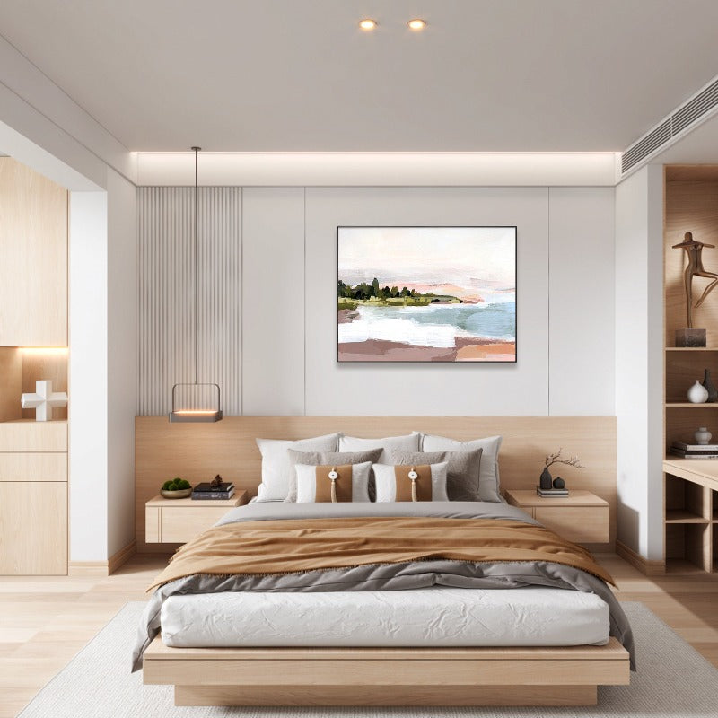 The Coastline, Landscape Painting Australia, Hand-painted Canvas,art museums in south korea,,art near me for sale,art of abstract photography,art of contemporary