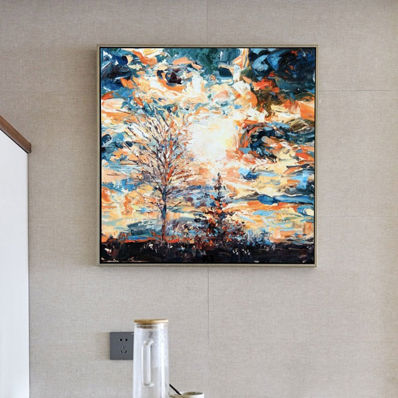 Explosion, Landscape Painting Australia, Hand-painted Canvas