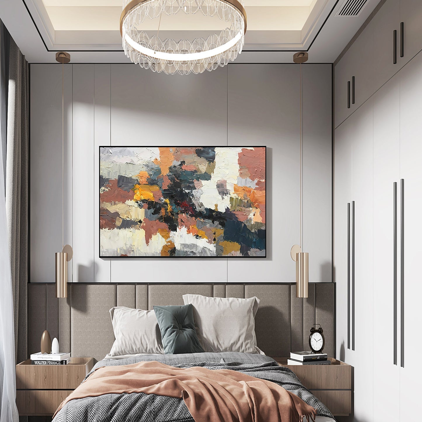 Abstract Painting, Heaven, Hand-Painted Canvas