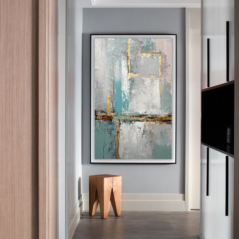 Golden Block, Abstract Painting Australia, Hand-painted Canvas,compare impressionism and post impressionism,concept landscape art,conceptual minimalism,consignment art galleries,consignment art near me,consignment art stores near me,construction sculptures