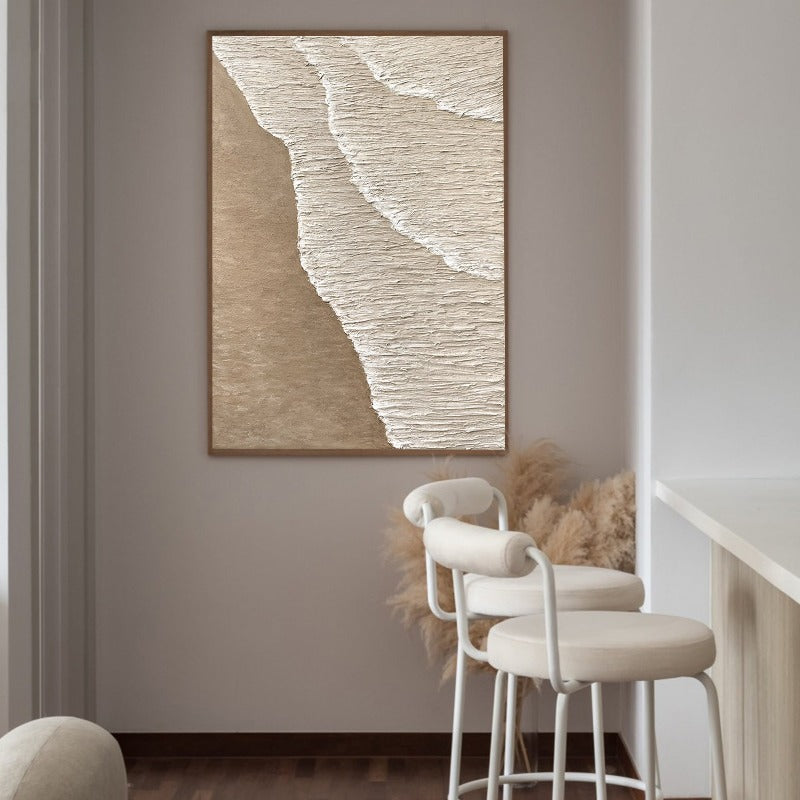 Beach Wave, Landscape Painting Australia, Hand-painted Canvas