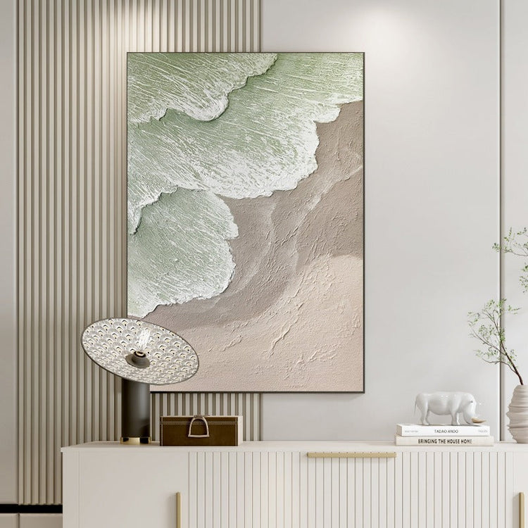 Coast View, Landscape Painting Australia, Hand-painted Canvas