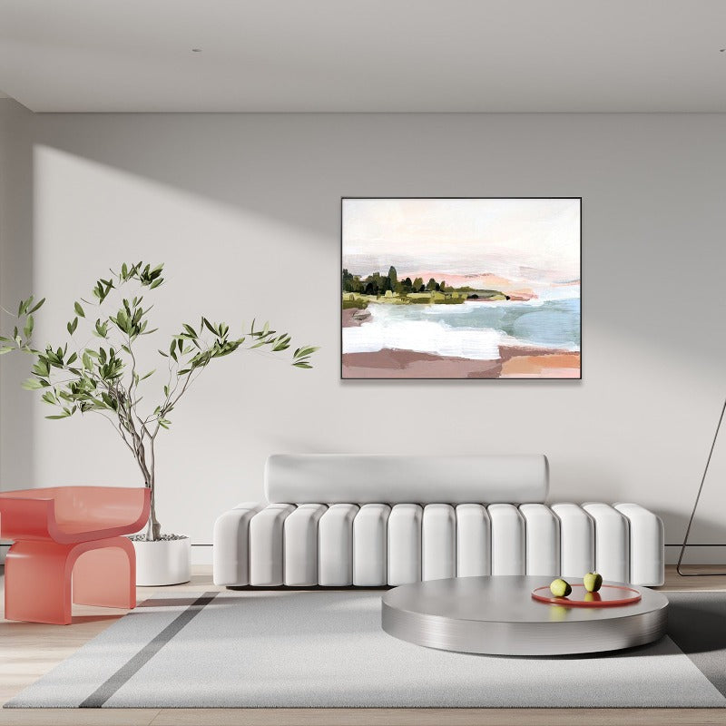 The Coastline, Landscape Painting Australia, Hand-painted Canvas,art museums in south korea,,art near me for sale,art of abstract photography,art of contemporary