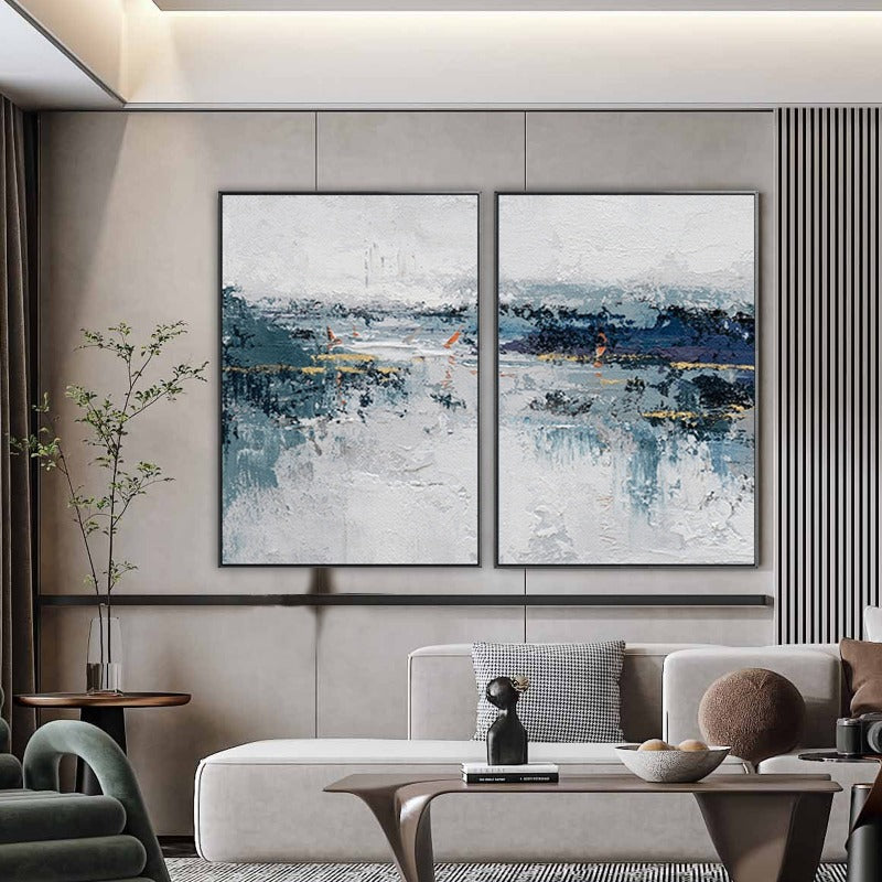 Lakeside, Abstract Painting Australia, Hand-painted Canvas art to invest in 2020 | art to order | art uk online | art uk shop | art uk website | art under 200