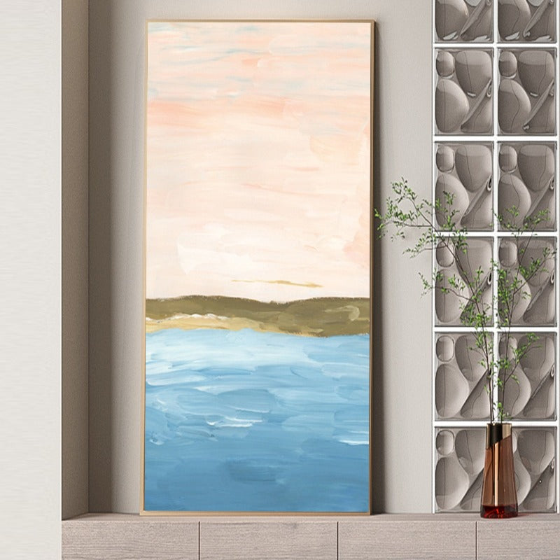 Draw-line, Landscape Painting Australia, Hand-painted Canvas,authentic painting,authentic paintings for sale,authenticating artwork,authentication art,avangart art,avant garde 20th century,avant garde abstract art