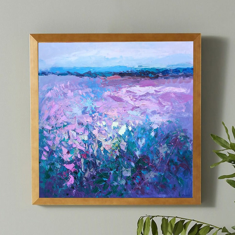 Lavender Land, Landscape Painting Australia, Hand-painted Canvas,best online platform to sell art,best online shop for artists,best original art websites,best paint for impressionism,best painters 2020,best painting artists 2020,best painting selling website,best painting sites
