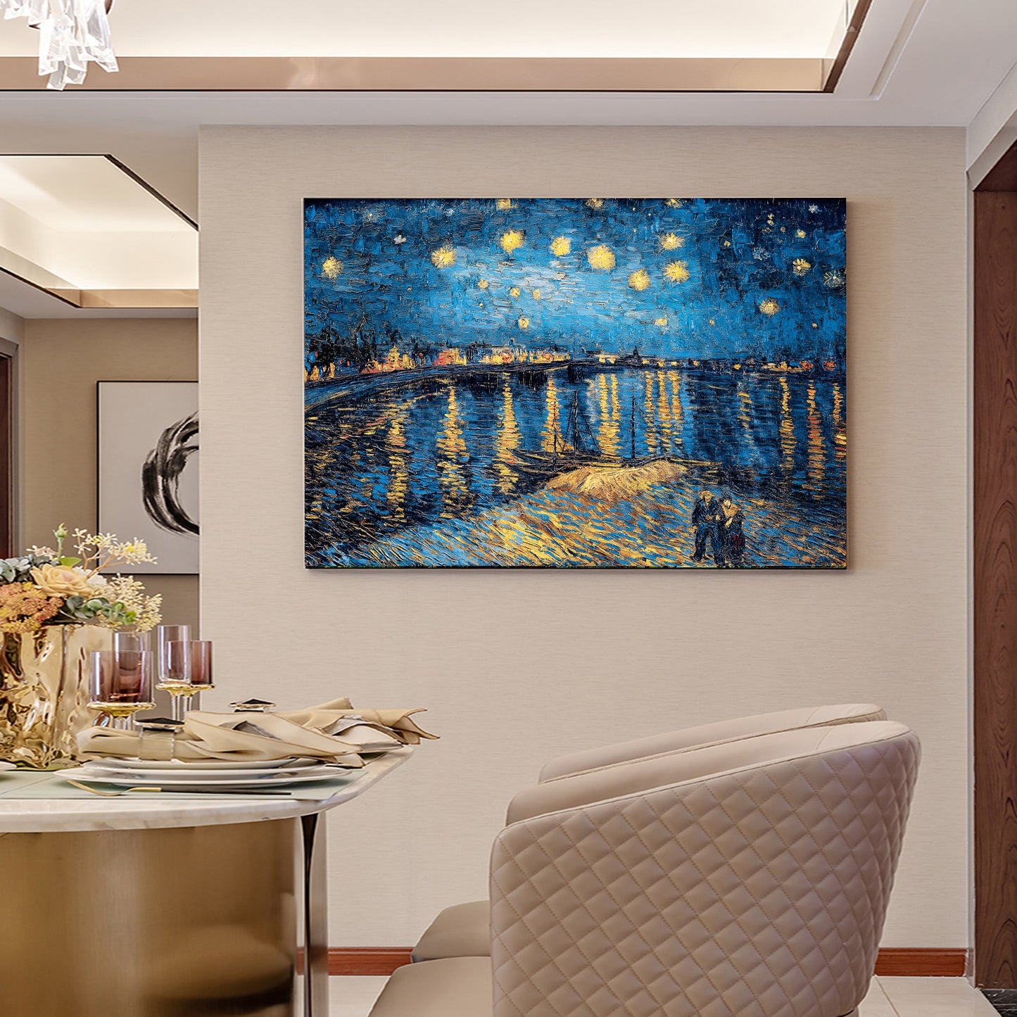 The Starry Night Over The Rhone, Vincent Van Gogh
