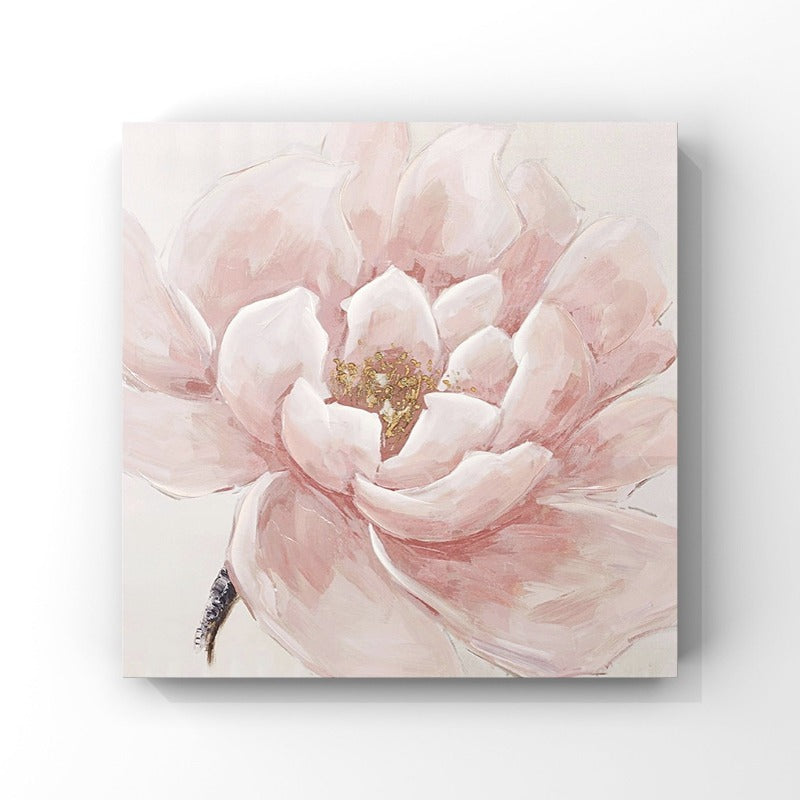 Pink Rose, Floral Painting Australia, Hand-painted Canvas,artwork glasgow,artwork impressionism,artwork in contemporary art,artwork in gallery,,artwork in impressionism