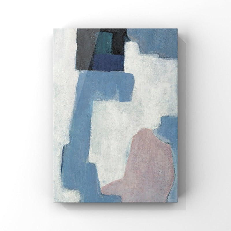 Navy Shaped, Abstract Painting Australia, Hand-painted Canvas,artwork made by contemporary artist,,artwork malaysia,artwork marketplace,artwork of a contemporary artist