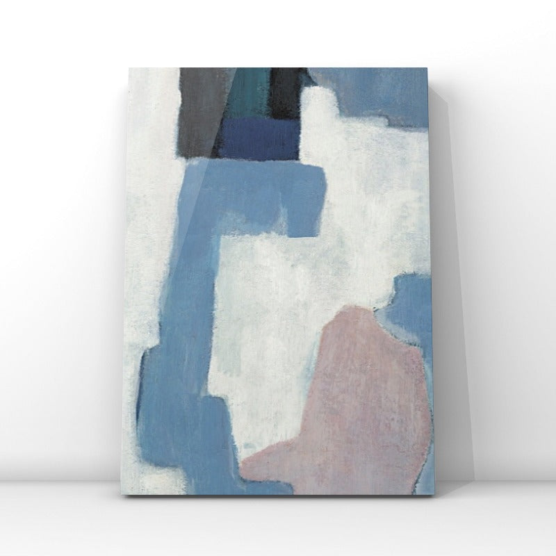 Navy Shaped, Abstract Painting Australia, Hand-painted Canvas,artwork made by contemporary artist,,artwork malaysia,artwork marketplace,artwork of a contemporary artist