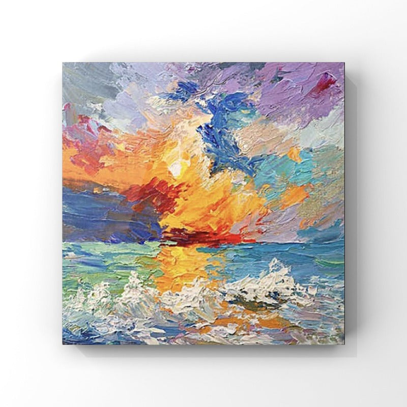 Golden Sunset, Landscape Painting Australia, Hand-painted Canvas,best watercolor painting in the world,best watercolor paintings ever,best watercolor pictures,best watercolour artists,best way to frame art,best way to sell art online 2020,best way to sell art online uk,best way to sell artwork online