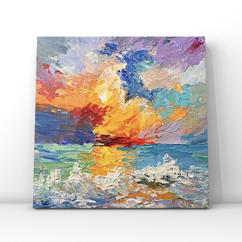 Golden Sunset, Landscape Painting Australia, Hand-painted Canvas,best watercolor painting in the world,best watercolor paintings ever,best watercolor pictures,best watercolour artists,best way to frame art,best way to sell art online 2020,best way to sell art online uk,best way to sell artwork online