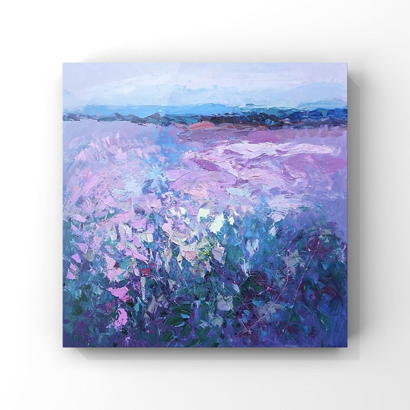 Lavender Land, Landscape Painting Australia, Hand-painted Canvas,best online platform to sell art,best online shop for artists,best original art websites,best paint for impressionism,best painters 2020,best painting artists 2020,best painting selling website,best painting sites
