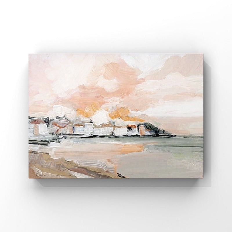 Coastal View, Landscape Painting Australia, Hand-painted Canvas