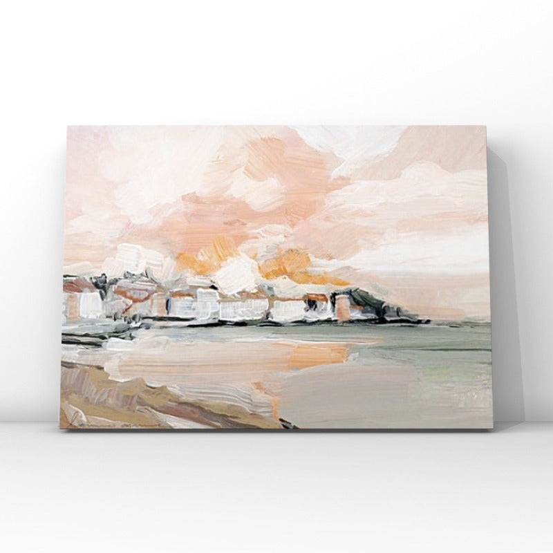 Coastal View, Landscape Painting Australia, Hand-painted Canvas