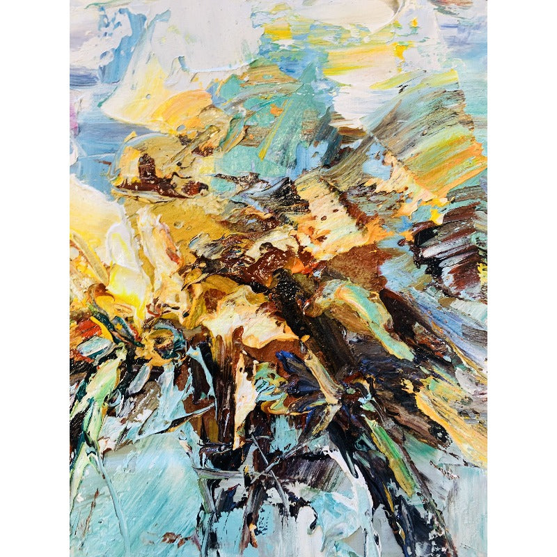 Splendid, Abstract Painting Australia, Hand-painted Canvas ,blue and white abstract painting,blue impressionist painting,blue painting abstract,blue painting canvas,blue paintings,blue yellow abstract painting,boakye artist,bob ross colours,bob ross seascape,body drawing