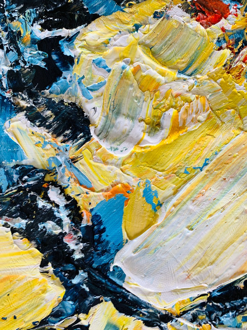 Set of 3 Impasto-abstract Painting Australia, Hand-painted Canvas, Colorful Dreamstore,art work the scream,art work uk,art work websites,art works of van gogh,art works sg,art021