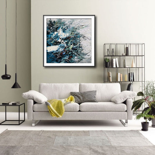 The Disorder, Impasto-abstract Painting Australia, Hand-painted Canvas