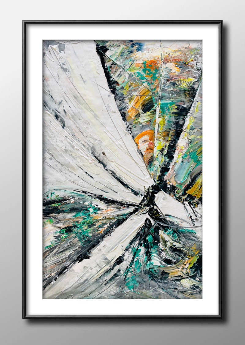 Shineing, Impasto-abstract Painting Australia, Hand-painted Canvas