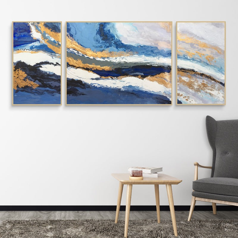 Set of 3 Large Original Oil Painting Australia, Acrylic Painting,art sale app,art sales platforms,art scene in dubai,art sculptures for sale uk,art sculptures singapore,art selling business