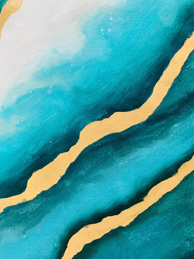 Golden Line, Marbel Painting Australia, Hand-painted Canvas,contact saatchi art,contact tate britain,contact tate modern,contemporary abstract,contemporary abstract art examples,contemporary abstract artists 2020,contemporary abstract photographers,contemporary abstract photography