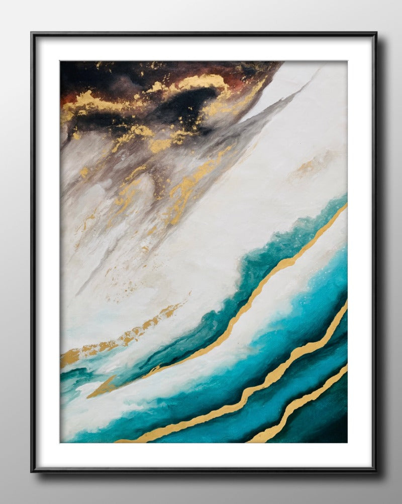 Golden Line, Marbel Painting Australia, Hand-painted Canvas,contact saatchi art,contact tate britain,contact tate modern,contemporary abstract,contemporary abstract art examples,contemporary abstract artists 2020,contemporary abstract photographers,contemporary abstract photography