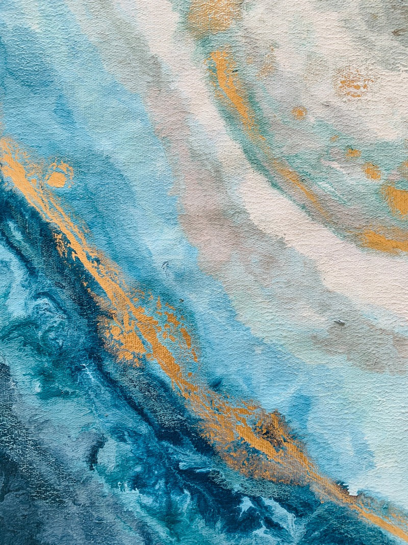 Set of 3 Large Original Oil Painting Australia, Wall Decor Australia,art residency italy,art residency london,art residency philippines,art residency singapore
