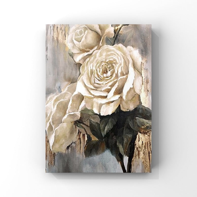 The Golden Rose, Floral Painting Australia, Hand-painted Canvas,art museum korea,art museum liverpool,art museums in manila,art museums in seoul,art museums in shanghai